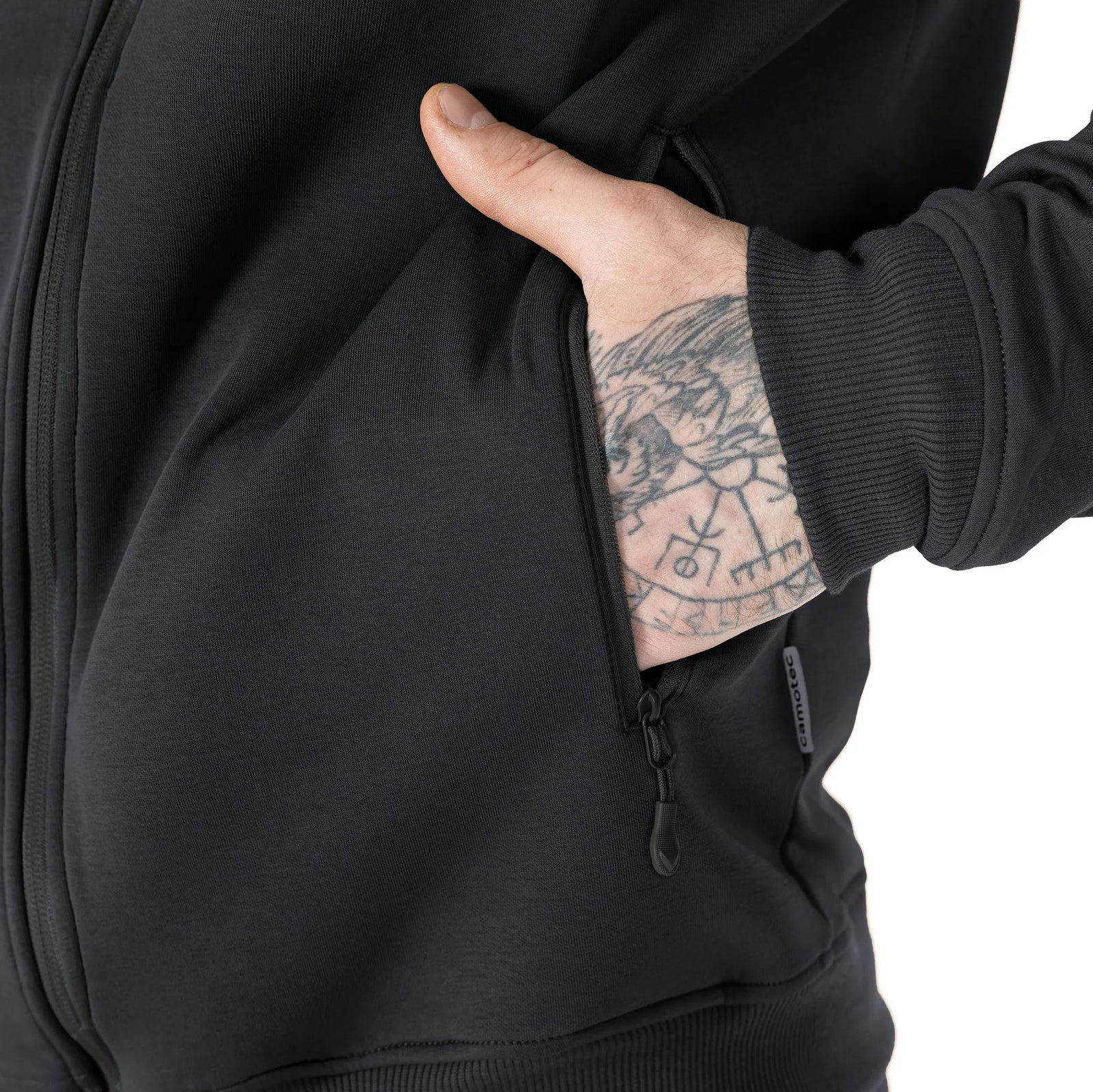 FitPro Zip ShapeKnit Sports Jacket Dark Blue