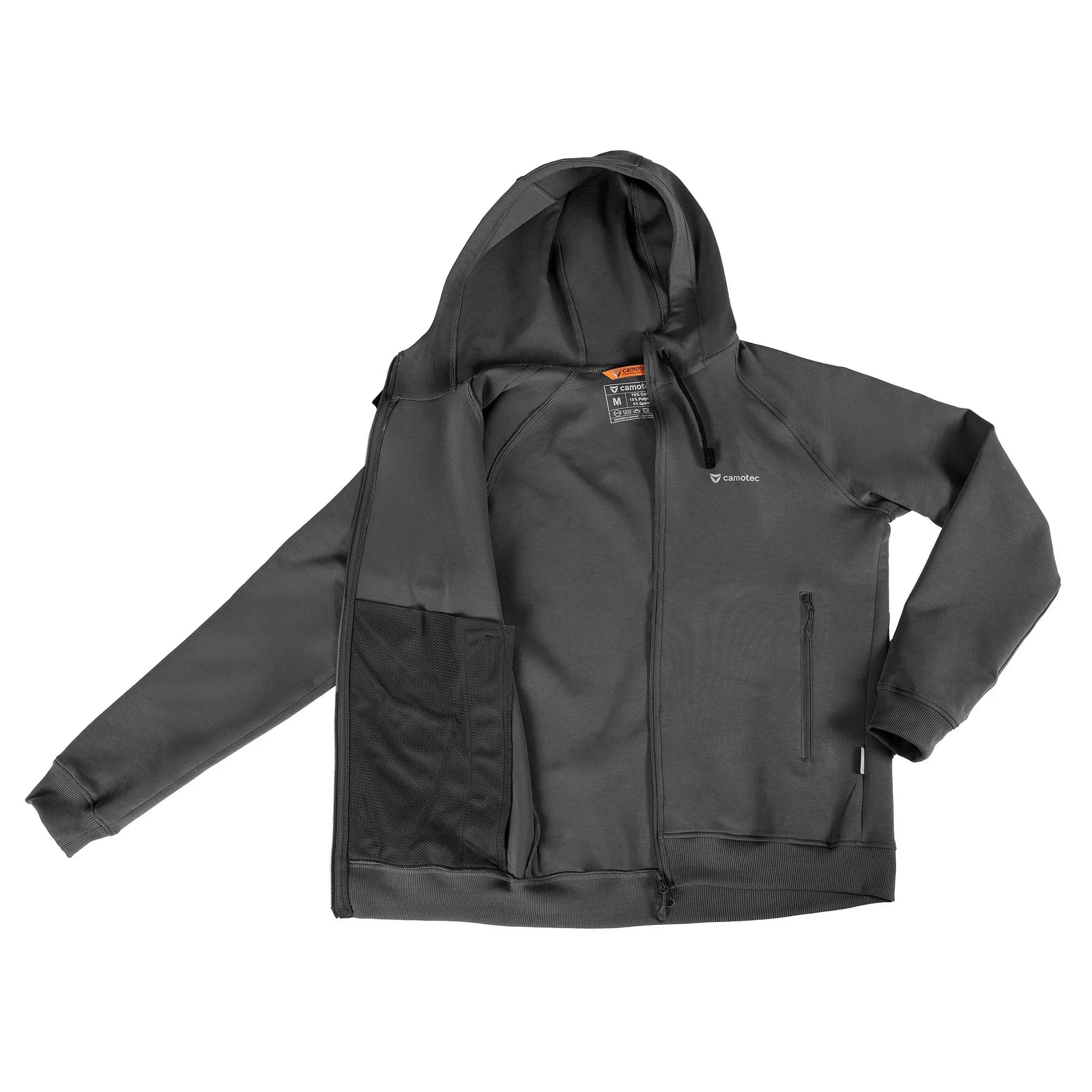 Sports hoodie FitPro Zip Graphite