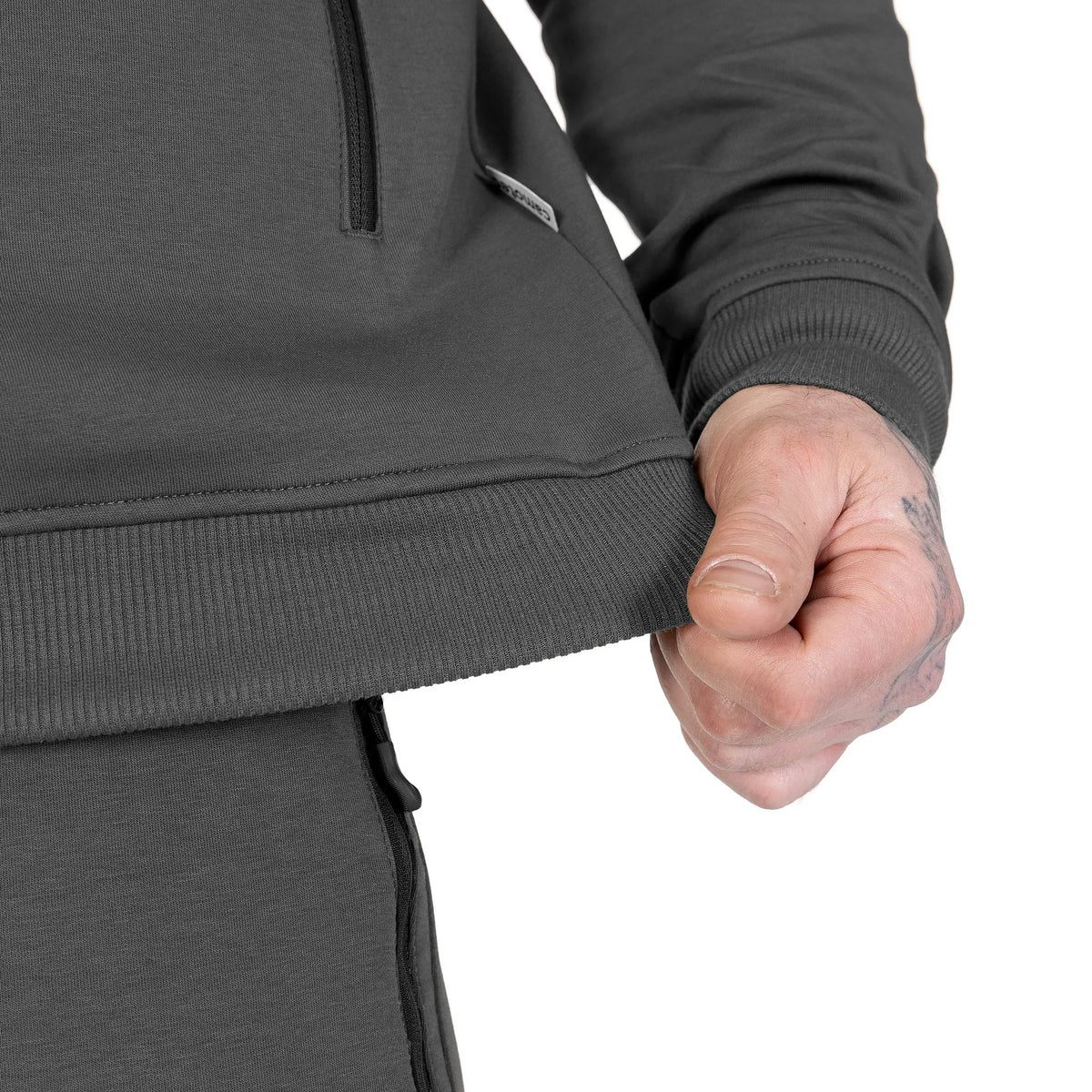 Sports hoodie FitPro Zip Graphite