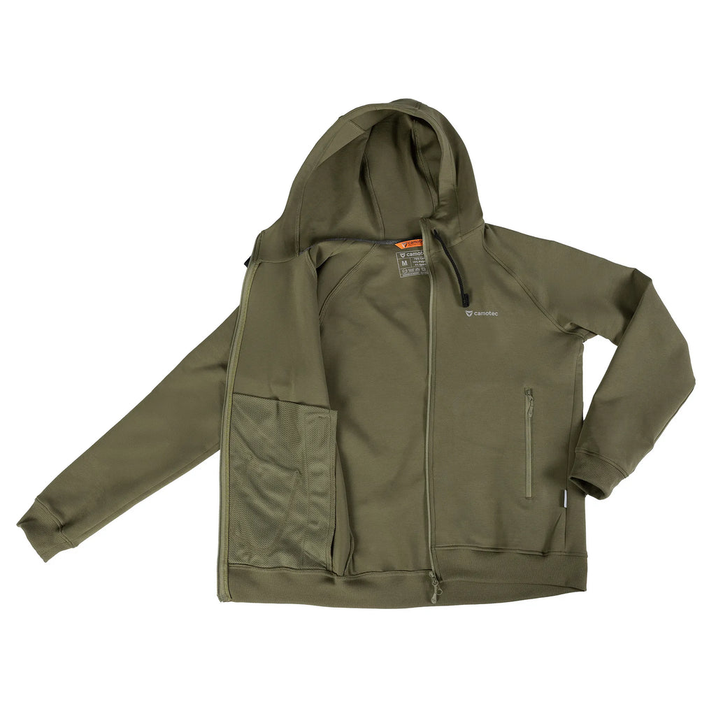 FitPro Zip ShapeKnit Sports Jacket Olive