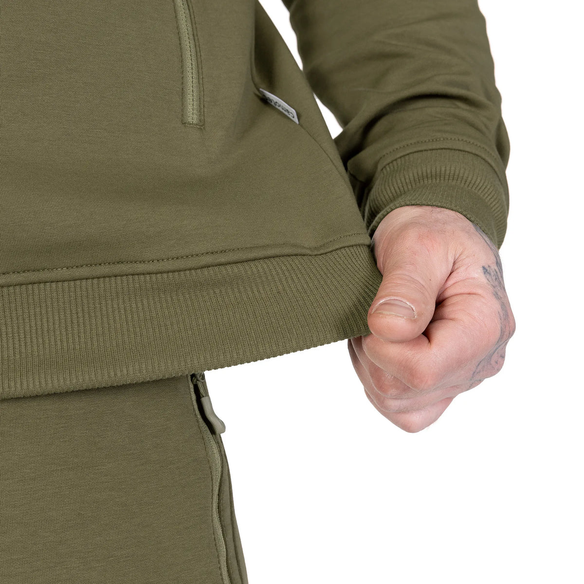 FitPro Zip ShapeKnit Sports Jacket Olive