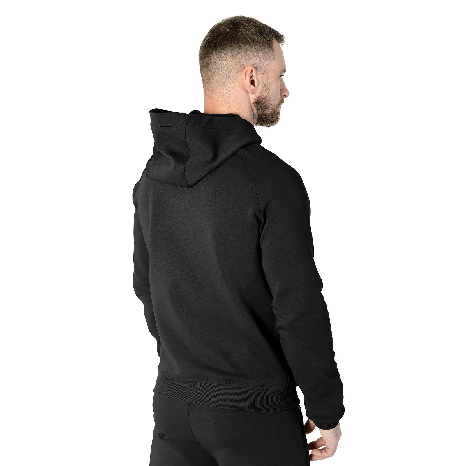 Sports Hoodie FitPro Zip ShapeKnit Black