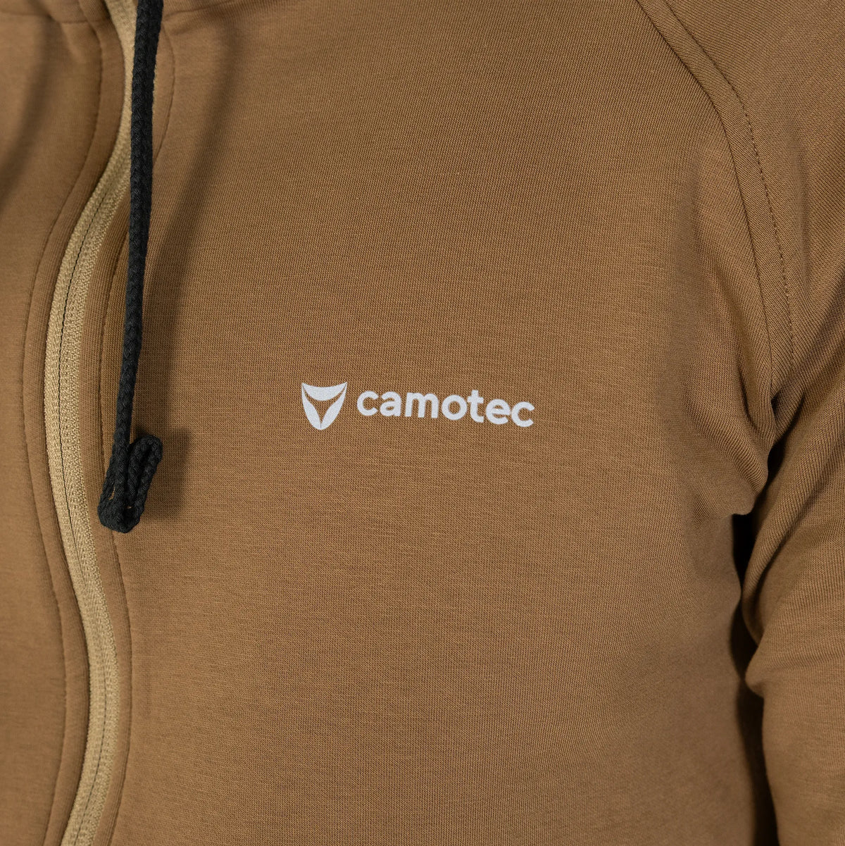 FitPro Zip ShapeKnit Sports Sweater Coyote
