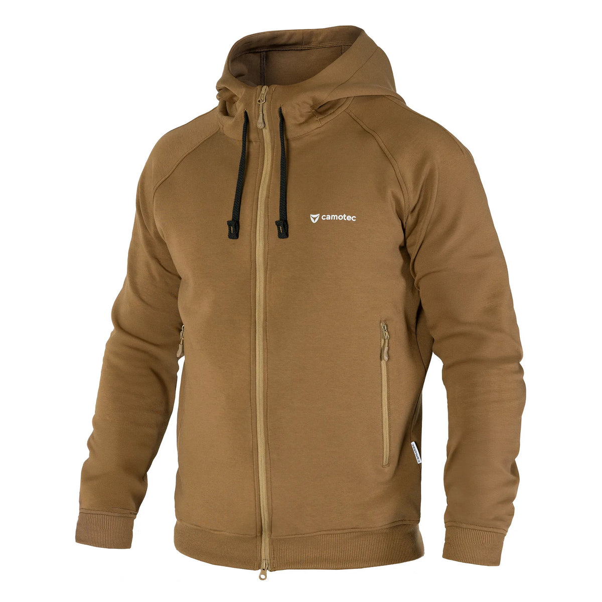 FitPro Zip ShapeKnit Sports Sweater Coyote