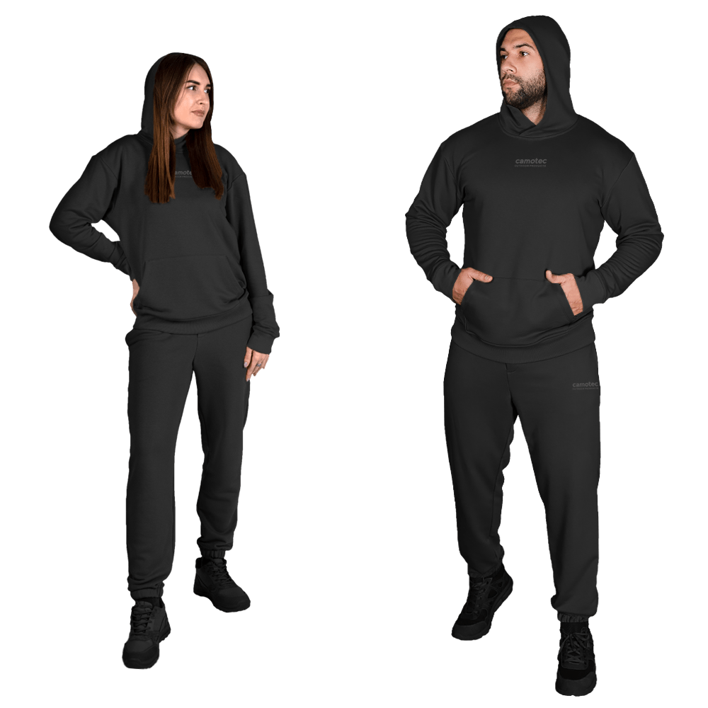 Basic Hood 2.0 Tracksuit Black