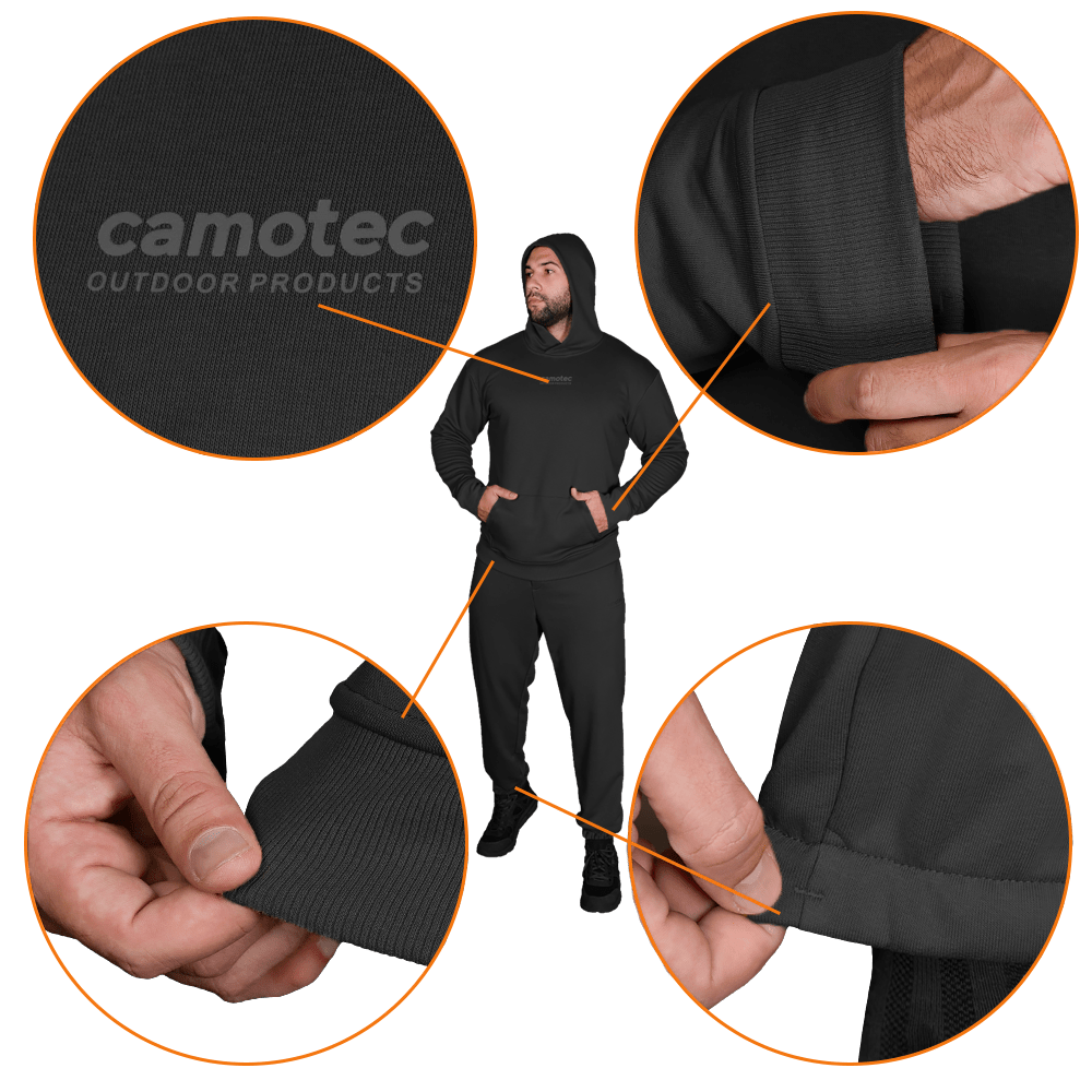 Basic Hood 2.0 Tracksuit Black
