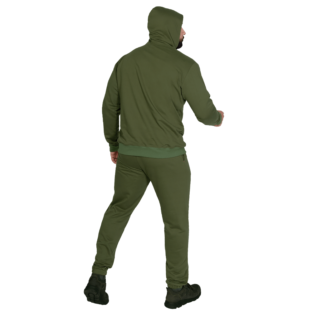 Basic Hood Tracksuit Olive