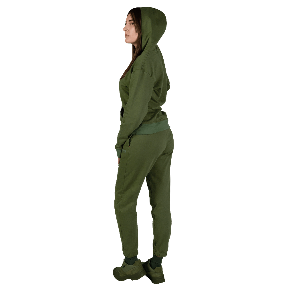 Basic Hood Tracksuit Olive