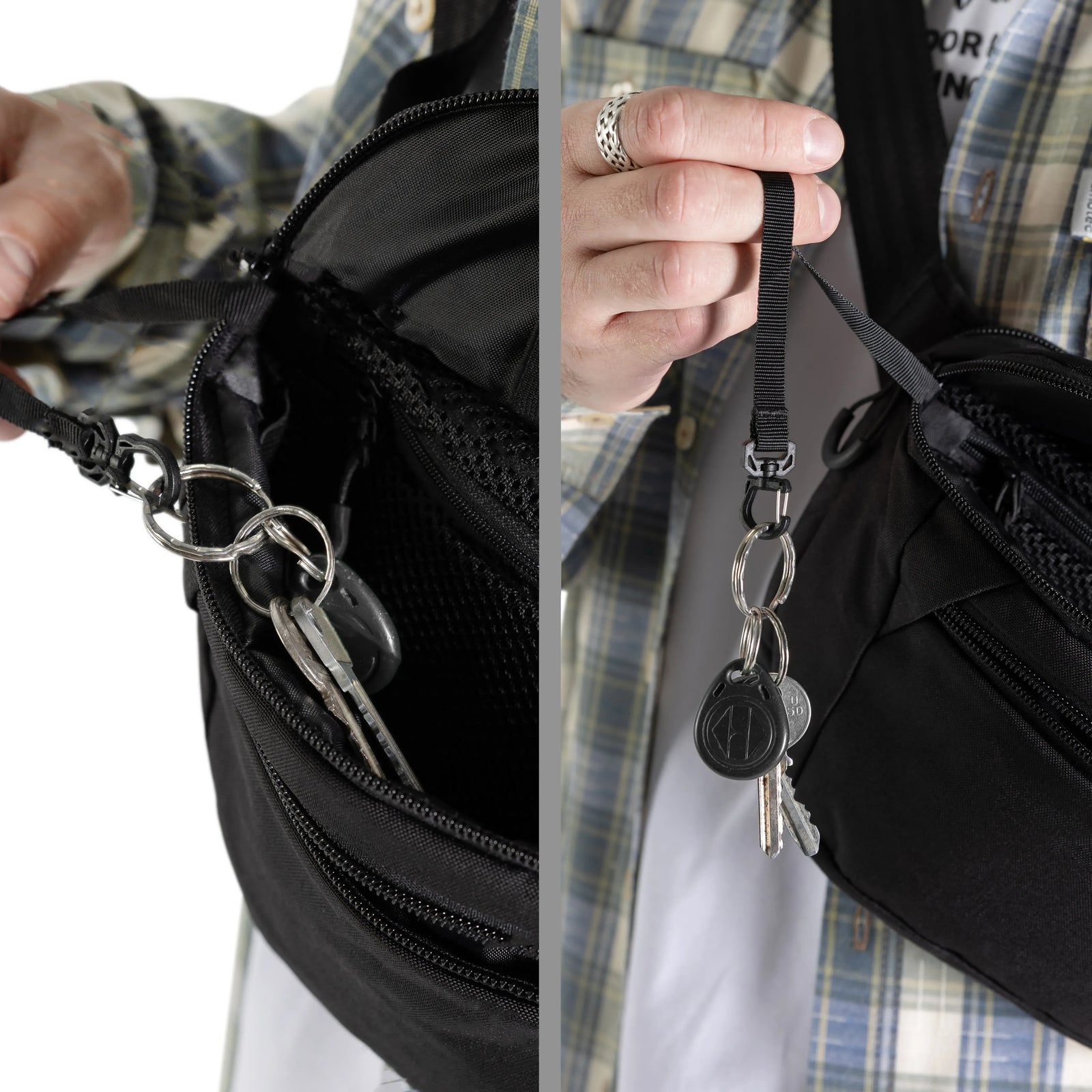 Waist Bag Vector XL Black