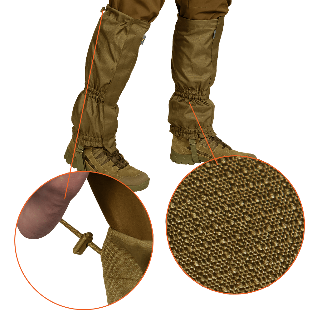 Tactical gaiters Camotec Coyote