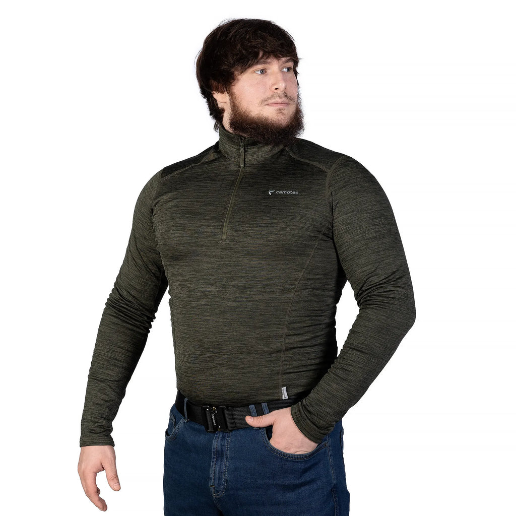 Кофта Hawk Polarheat QS Pro Олива Меланж