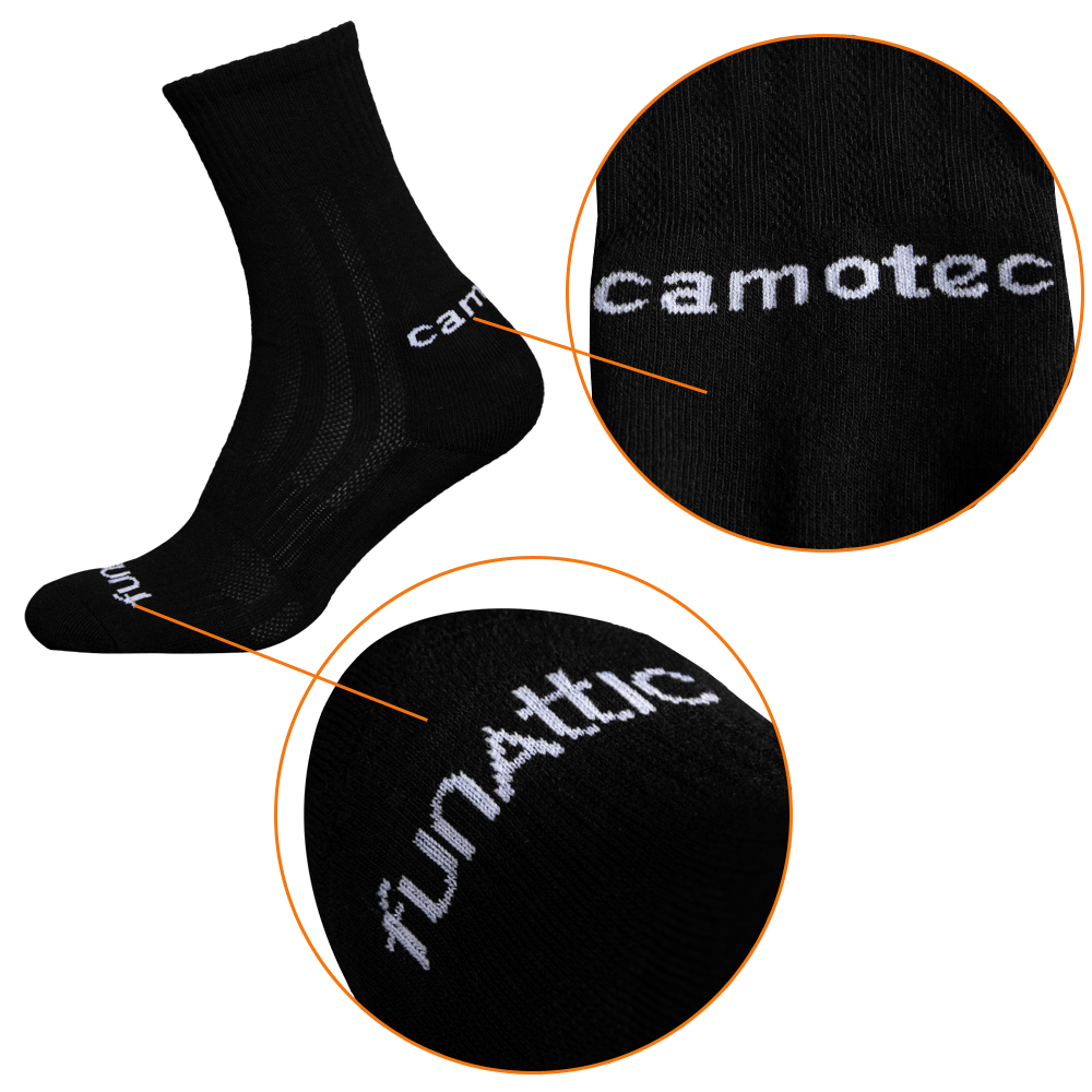 Funattic Trekking Socks Black