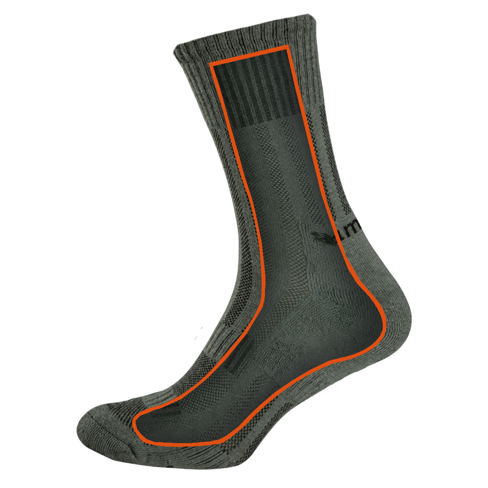 MidAir Pro Khaki Socks