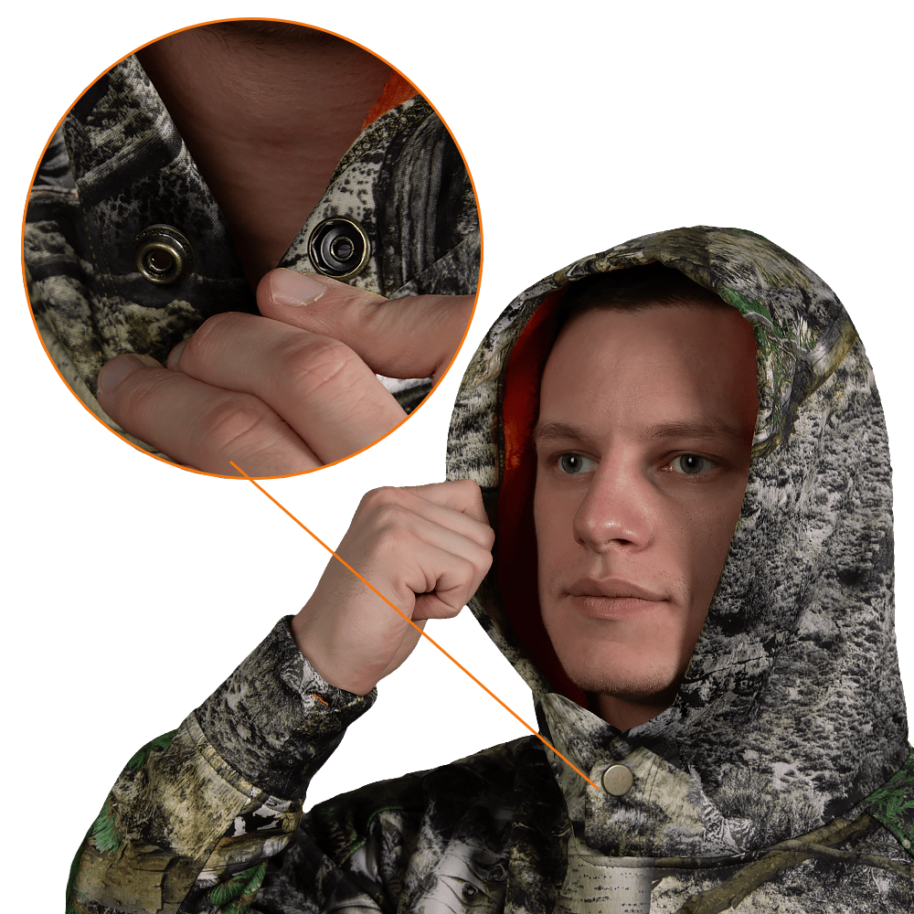 Basic Sequoia Winter Hoodie/Orange