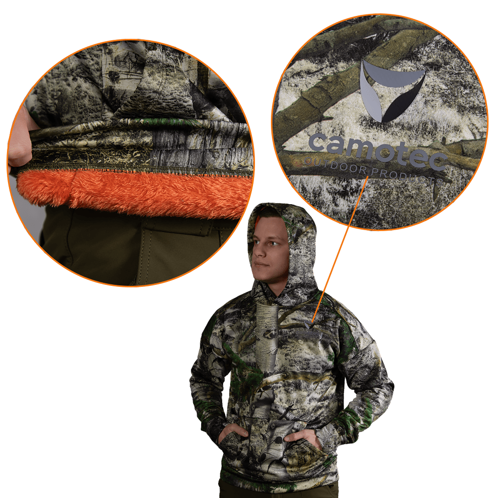 Basic Sequoia Winter Hoodie/Orange